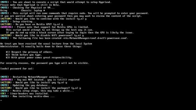 Hyprland on Arch Install script - V3 Nvidia Support смотреть онлайн