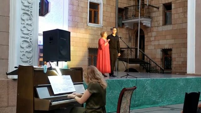 " Горные вершины"- романс. Исполняют- Ирина Рыбина и Леонид Рукавишников. смотреть онлайн