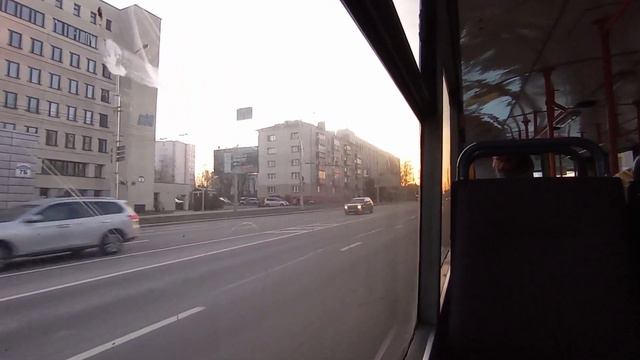 ПОЕЗДКА на БКМ 32102 (БОРТ. 4544) маршрут 58 в парк смотреть онлайн