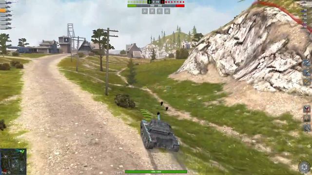 Меня бьют! Ну или я бью. Эпопея сбития еженедельного КБЗ в World of Tanks Blitz(RU) смотреть онлайн