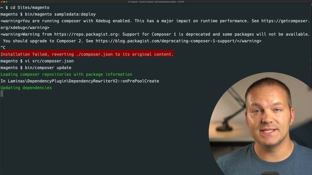 Trick Magento into using Composer 2 смотреть онлайн