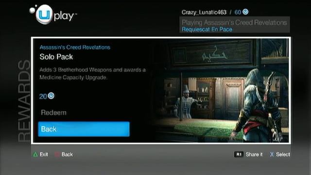 Assassin's Creed Revelation Uplay Actions / Rewards (Description for more Information) смотреть онлайн