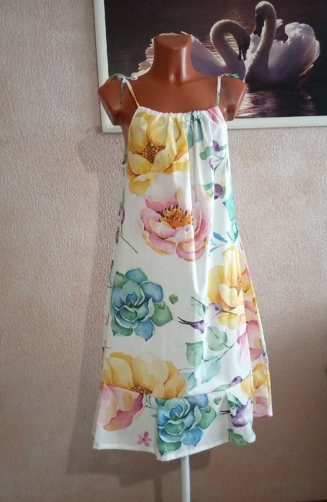 Как сшить летнее платье (сарафан) за 1 час на любой размер. Очень простой и быстрый способ смотреть онлайн