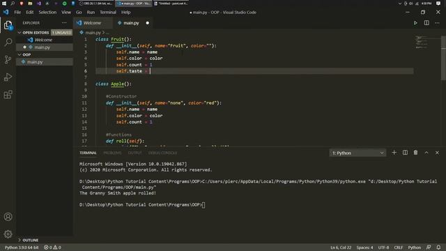 Python: Object Oriented Programming (OOP) смотреть онлайн