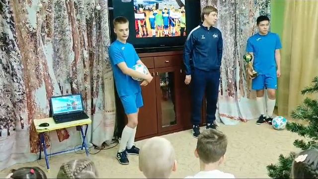 Встреча с футболистом. #Футболвшколе#