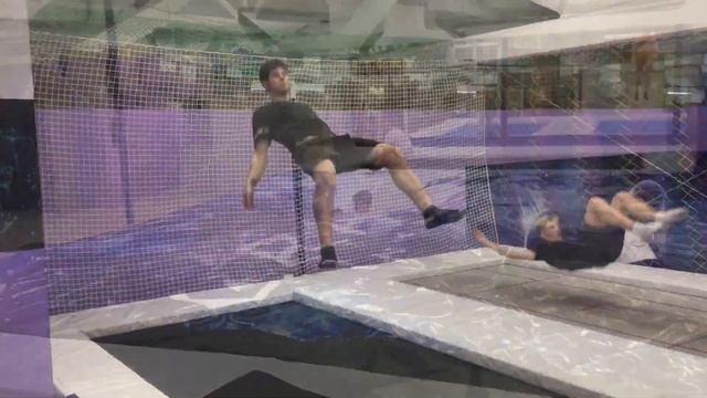 Батутный фристайл. г. Бийск. смотреть онлайн