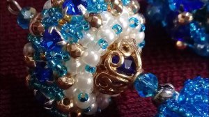 Бисероплетение. Урок 30. Как сделать подвеску на сотуар.