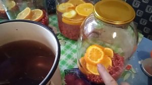 Рецепт БОМБА! Компот из красной смородины и апельсина на зиму.
