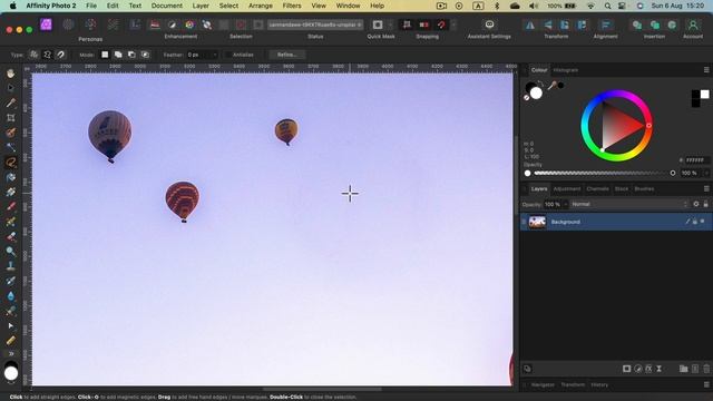 Affinity Photo 2 Background Erase Brush Tutorial смотреть онлайн