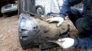 Mercedes W210 - АКПП 722.6 за 10 тысяч рублей с разборки, заменили масляный насос АКПП