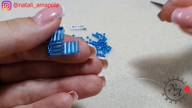 Браслет из стекляруса и бисера "ВОЛНА"/Браслет из бисера/Браслет своими руками/Как сделать браслет смотреть онлайн