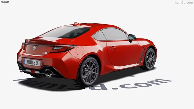 Toyota GR 86 2022 3D model by Hum3D.com смотреть онлайн