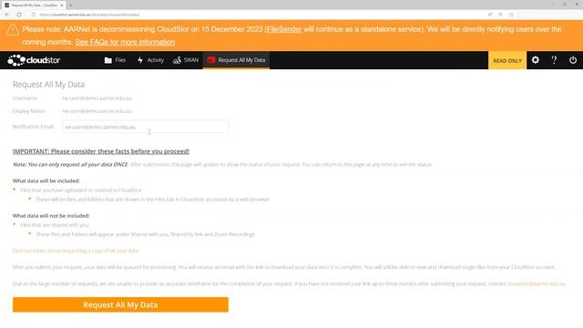 How to Request All My Data in CloudStor смотреть онлайн