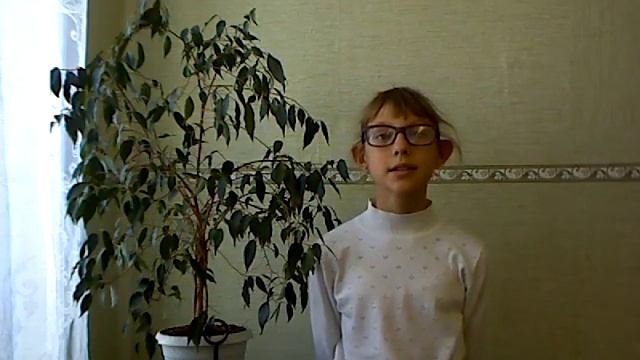 Дудина Полина, 10 лет, А. Фет, Уж верба вся пушистая смотреть онлайн