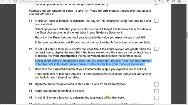 1. 0417 IGCSE ICT Paper 3 October/November 2015 Data Analysis (Excel Section) смотреть онлайн