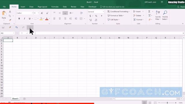 How to move the Excel Quick Access Toolbar above or below the Ribbon смотреть онлайн