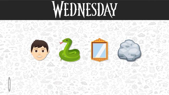 Wednesday (Addams) Characters Emoji Challenge! 🖤👻