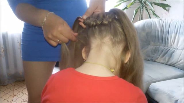 Прическа корзинка с французской косой смотреть онлайн