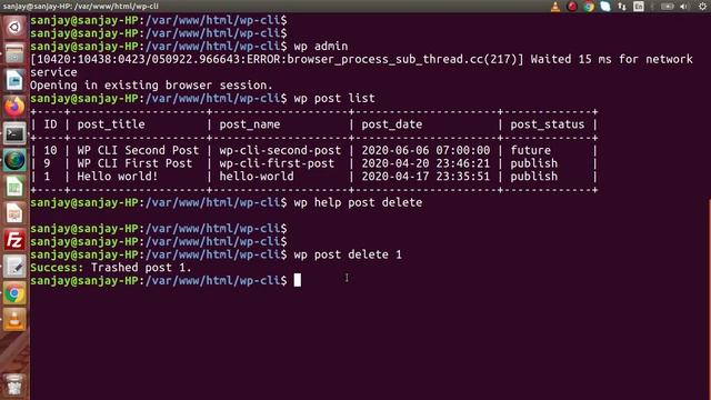 Wordpress WP CLI Tutorials for Beginners #8 Delete Single Post/ Multiple Posts - Using WP CLI смотреть онлайн