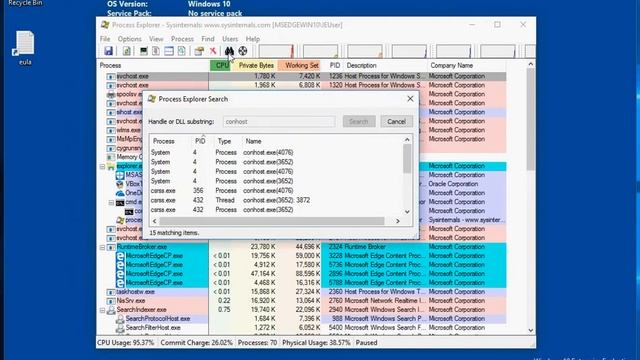 Windows Conhost.exe Process information смотреть онлайн