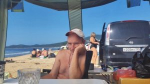 Ливадия в сентябре Приморский край Наш дикий отдых после тайфуна  нашли устриц.. пробуем)))