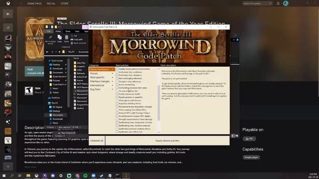 Installing Morrowind Code Patch on Game Pass (Under 6 mins) ~OUTDATED~ смотреть онлайн