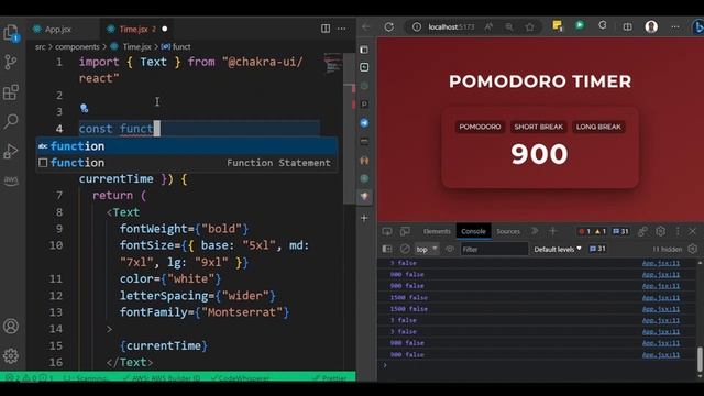 React.js Tutorial - Build a Pomodoro App with ChakaraUI [Pidgin English Tutorial] смотреть онлайн