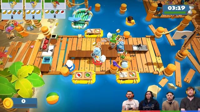 Overcooked 2 DLC - #1 - GOING TROPICAL!! (Surf 'n' Turf Gameplay) смотреть онлайн