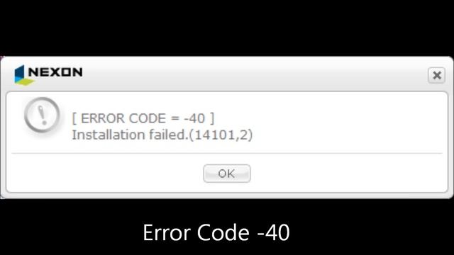 MapleStory Installation Error Code -40 смотреть онлайн