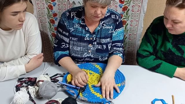 мастер класс 2 вязание ковриков смотреть онлайн
