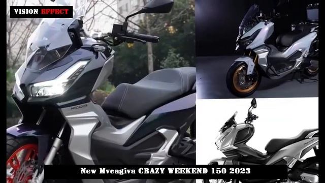 ABS+TCS+TFT Display And 13.5 LT Fuel Tank, 12,998 Yuan, New Mvcagiva CRAZY WEEKEND 150 ADV  2023