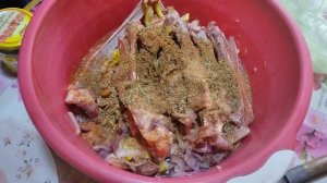 маринованные бараньи рёбра жарим на мангале
