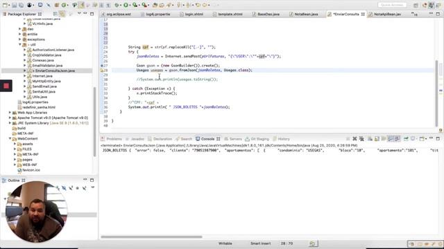 Transformando #json para Objetos #java com #GSON смотреть онлайн