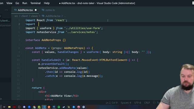 Tutorial: Full Stack CRUD MERN App from Complete Scratch - A DnD Note Taking Application, Part 12 смотреть онлайн