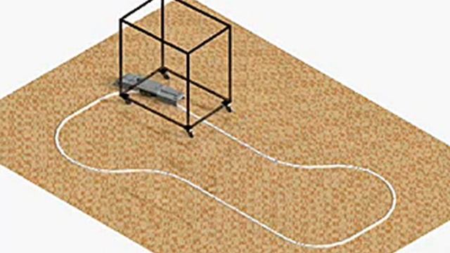 自行搬運車軌跡模擬Self-propelled truck trajectory simulation смотреть онлайн