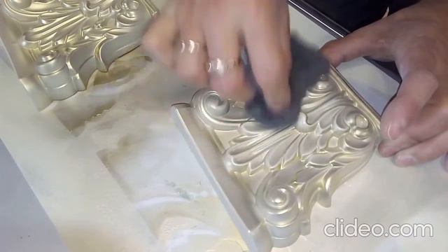 Патинируем детали из Мдф для электрокамина Kamelia смотреть онлайн