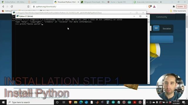 Python Lesson 0 - Installing Python and an IDE, Getting Started смотреть онлайн