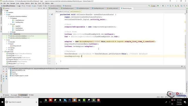 Android Development Tutorial - Build database with Room Persistence смотреть онлайн
