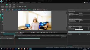Масштаб видео, плавное увеличение, акцент на объекте. Видеоредактор VSDC Free Video Editor