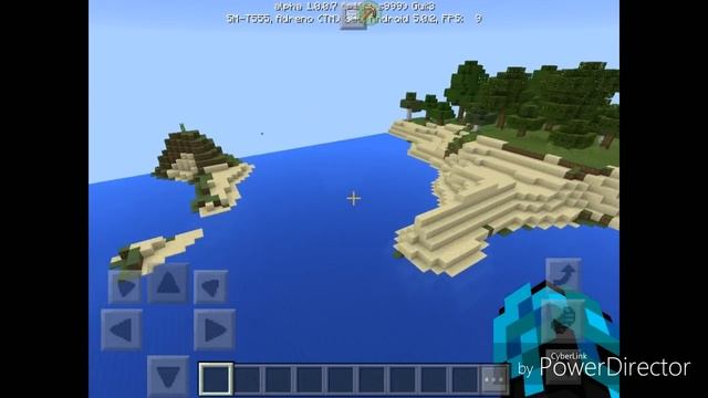 Цунами в minecraft PE без модов! Всего две команды! смотреть онлайн