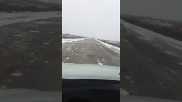 Международная трасса Атырау-Астрахань