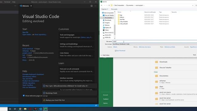 Excel VBA Project in VSCode with XVBA Extension - First Steps смотреть онлайн