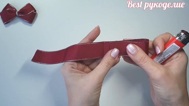 Бантики из лент своими руками / мастер-класс / DIY смотреть онлайн