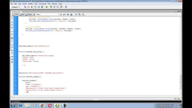 13 Sidebar Widget Registration Part 1 смотреть онлайн