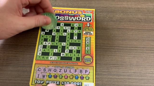$30K PRIZE BONUS CROSSWORD SCRATCH OFF TICKETS? NEW MEXICO LOTTERY смотреть онлайн