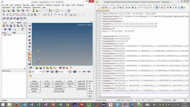 Altair Hyperworks Quicktip: Command cmf file and notepad ++ plugin смотреть онлайн