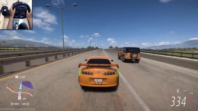 Paul Walker's Toyota Supra RZ | Forza Horizon 5 | Logitech g29 gameplay смотреть онлайн