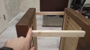 Тумбочка из дерева  в стиле лофт своими руками,прикроватная тумбочка своими руками