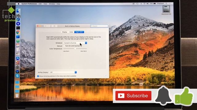 How to Set Night Shift Mode in iMac, Macbook i.e. Mac OS. HINDI смотреть онлайн