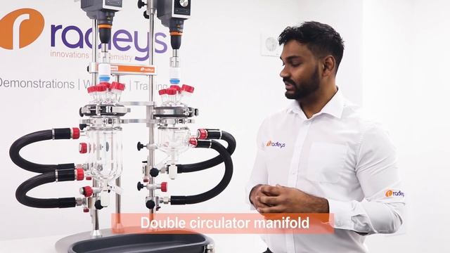 Reactor-Ready Duo jacketed glass reactor - two interchangeable vessels on one framework смотреть онлайн